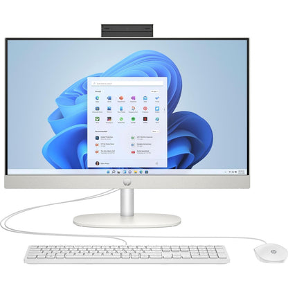 HP 23.8" All-in-One PC 24-cr0077c AMD Ryzen 5 7520U 8GB 512GB PCIe SSD Win 11 Home 7K975AAR