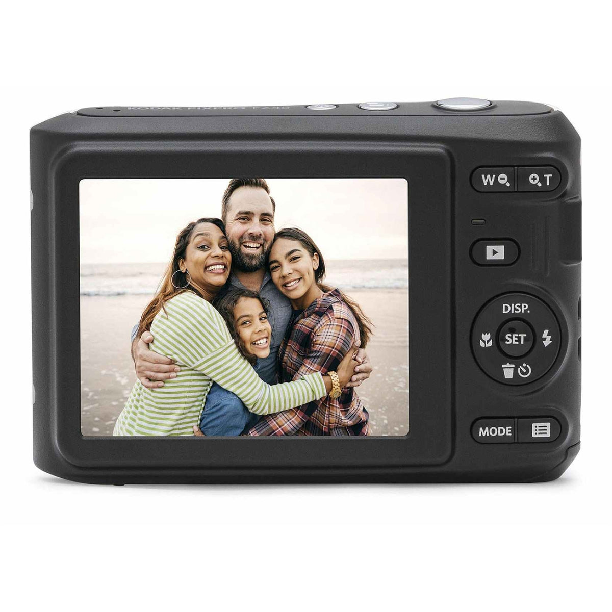Kodak PIXPRO FZ45 16MP Digital Compact Camera 4X Optical­ Zoom, 27mm Wide Angle, ­2.7" LCD - Black