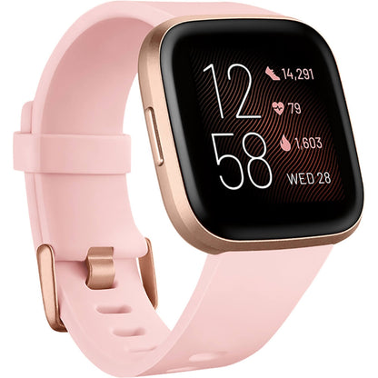 Fitbit Versa 2 Health and Fitness Smartwatch Copper Rose FB507RGPK
