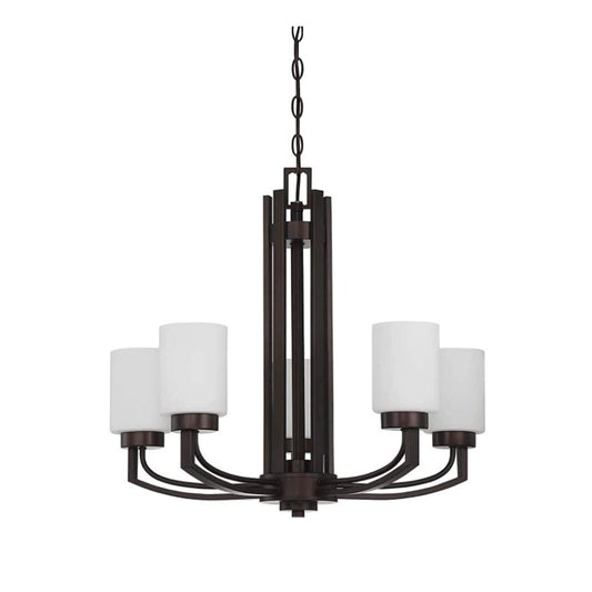Sunset Lighting Hadley 5-Light 100W Chandelier Provincial Bronze - F22005-64