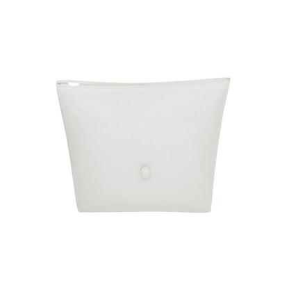 Luminance Sunset Lighting 2-Light 12" Ceiling Mount White Square Glass Dimmable F3962-30