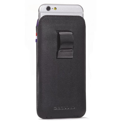 Decoded leather iPhone 8, iPhone 7, iPhone 6s iPhone 6 Pouch w/ strap