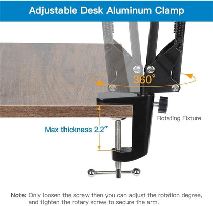 Technical Pro Web Camera Suspension Crane Arm with Base & Desk Clamp WEBCAMARM1
