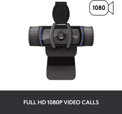 Logitech C920s Pro Full HD Video Calling Webcam Privacy Shutter Black 960001257