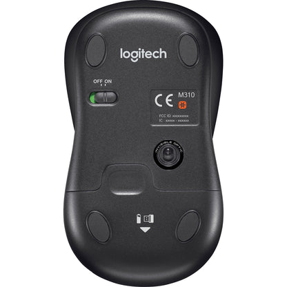 Logitech M310 Wireless Laser Mouse 3 Buttons 2.4 GHz, Black 910-004277