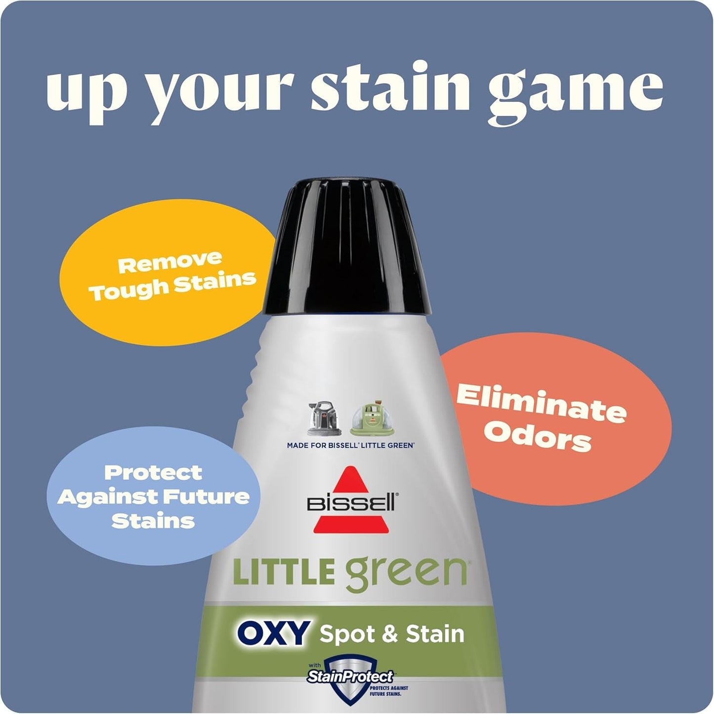 BISSELL Little Green Mini Portable Carpet Cleaner, HydroRinse self-cleaning tool; 4-in. tough stain tool 4075