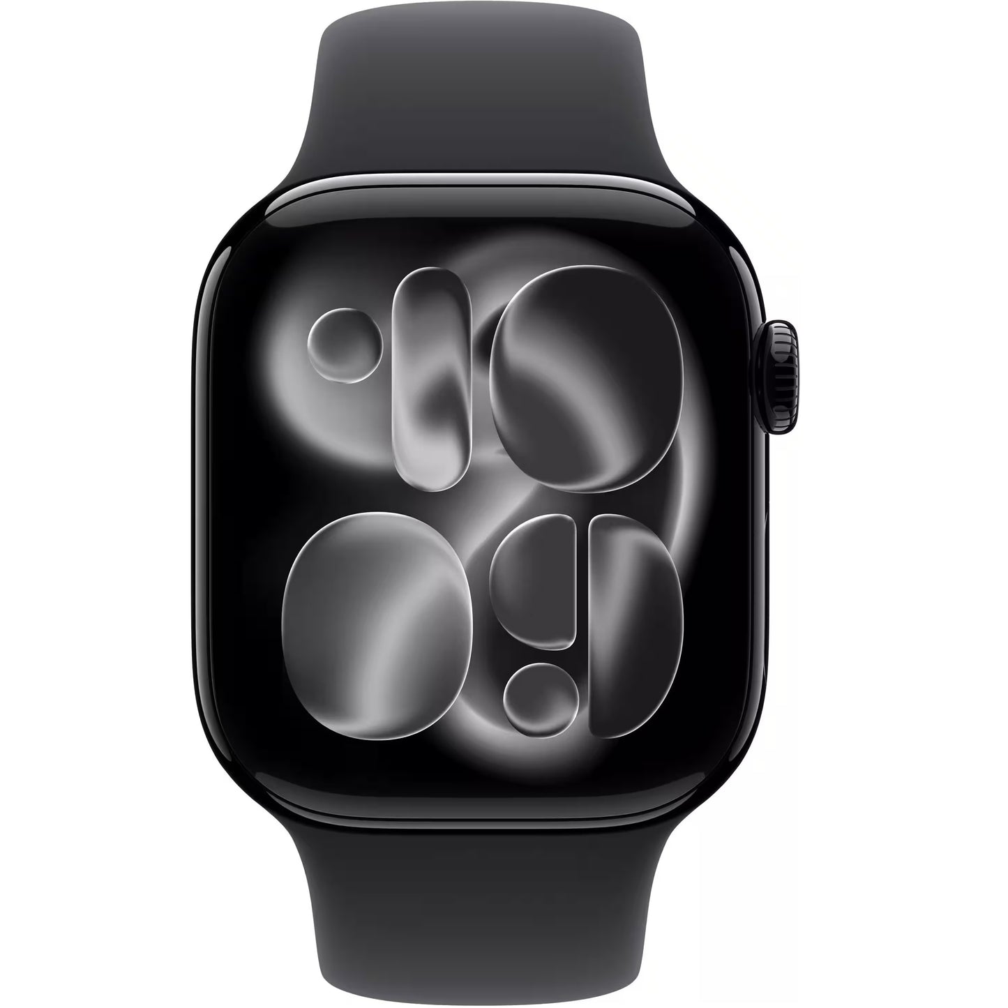 Apple Watch Series 11 (GPS+Cellular) 42mm Aluminum Case with Black Sport Band - S/M - Jet Black MF834LW/A