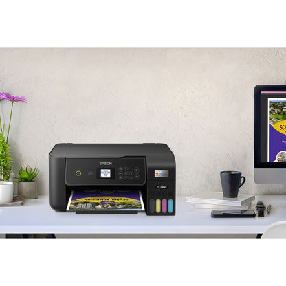 Epson EcoTank ET-2800 Wireless Color All-in-One Cartridge-Free Supertank Printer Black C11CJ66201