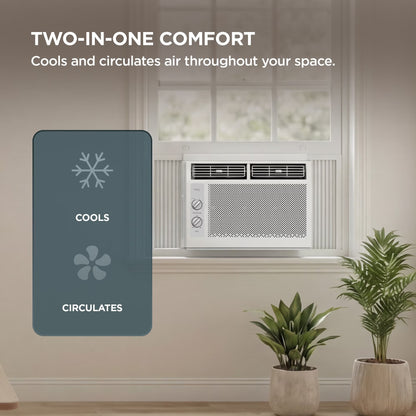 TCL 5,000 BTU 150 sq. ft. Mini Mechanical Window Air Conditioner - W5WM-3