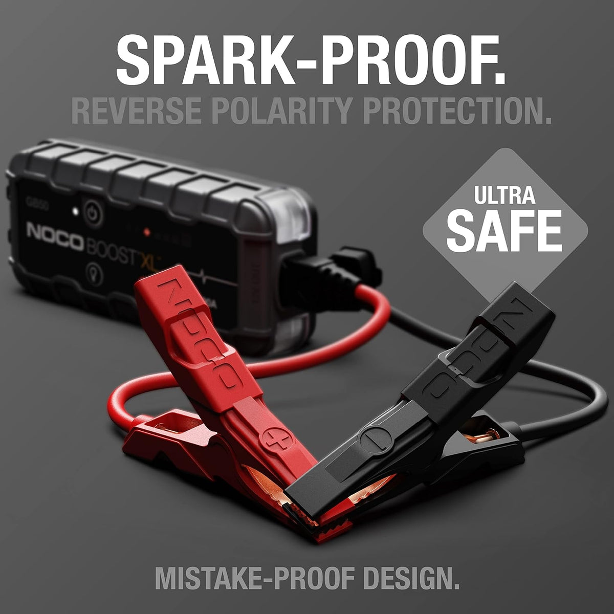 NOCO Boost GB50 1500A UltraSafe Jump Starter, 12V Lithium Battery Booster