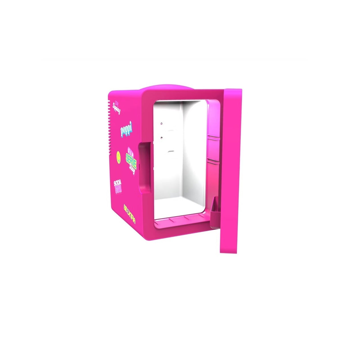Poppi 8 Can Light Up Mini Dorm Fridge Cooler
