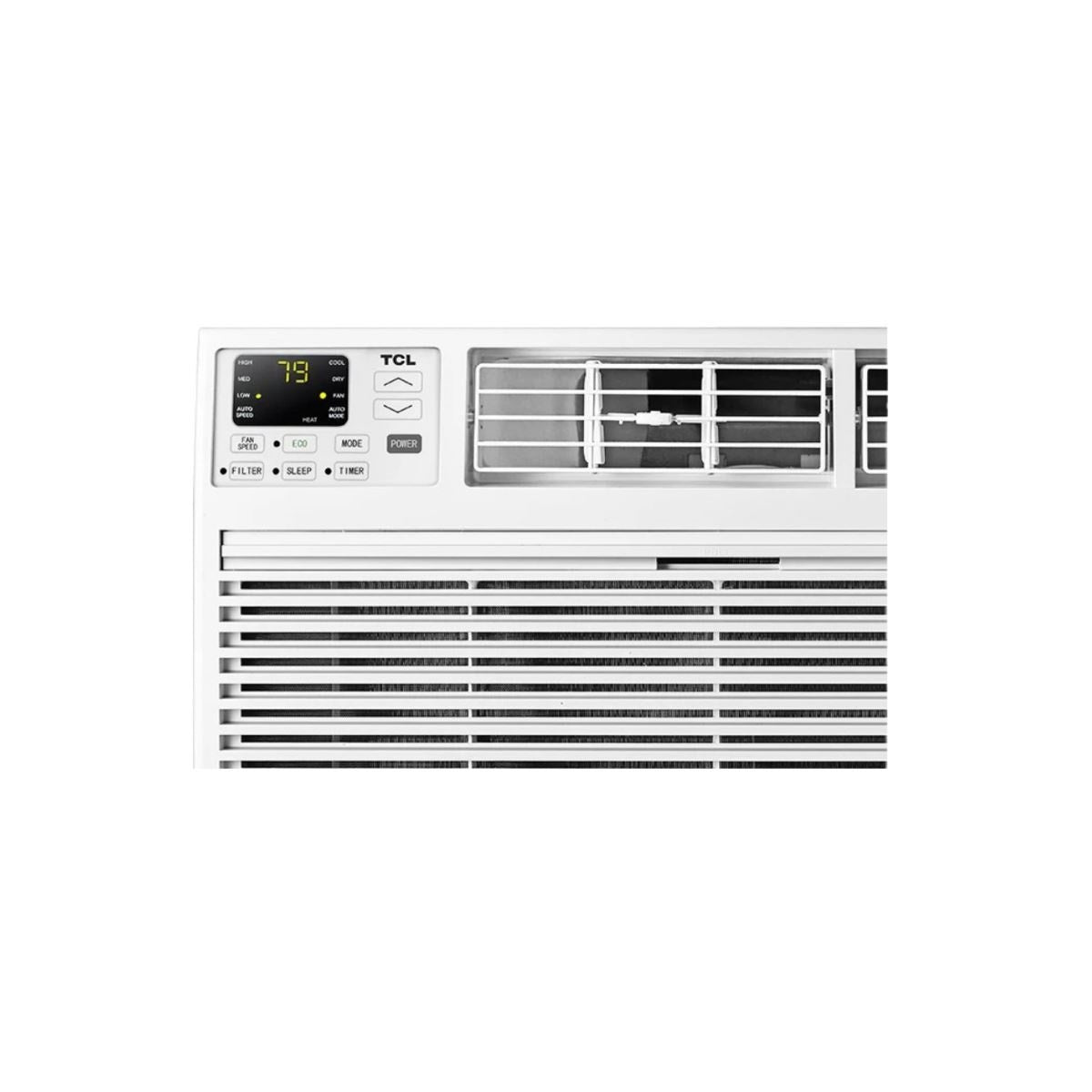 TCL 12,000 BTU, 550-Sq Ft, 230V White Thru-the-Wall Air Conditioner with Remote - H12T9EX1-A1