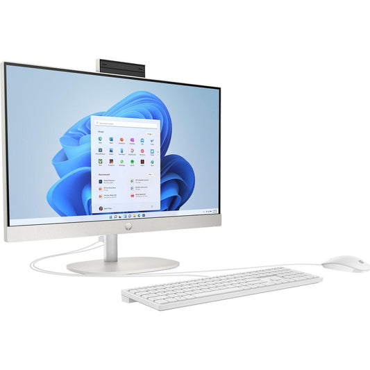 HP 23.8" All-in-One PC 24-cr0077c AMD Ryzen 5 7520U 8GB 512GB PCIe SSD Win 11 Home 7K975AAR