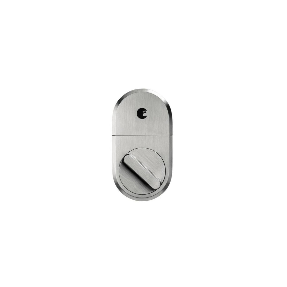 AUGUST Smart Lock Silver Single Cylinder Deadbolt with Connect Wi-Fi Bridge AUG-SL04-C03
