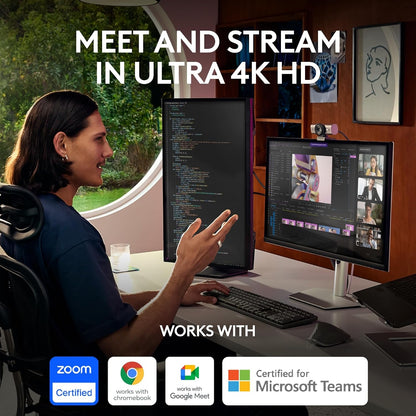 Logitech MX Brio Ultra HD 4K Webcam Collaboration and Streaming - Graphite 960-001545