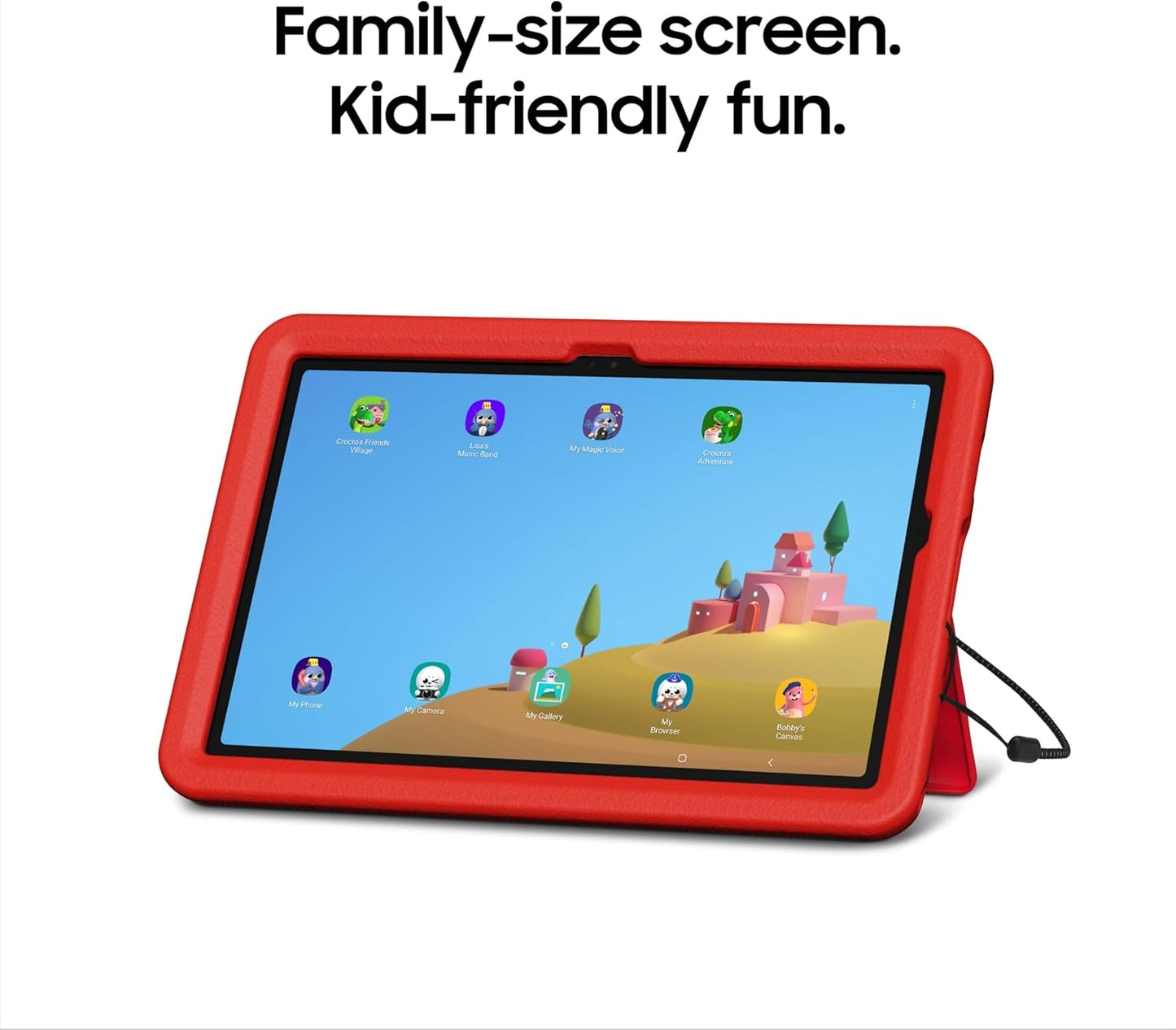 Samsung Galaxy Tab A9+ Kids Edition 11" 64GB with Puffy Cover Wi-Fi Red SM-X210NZALXAR