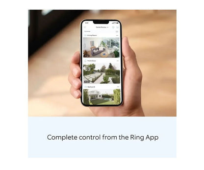 Ring Outdoor Cam (Stick Up Cam) Indoor/Outdoor Wire Free 1080p Security Camera White