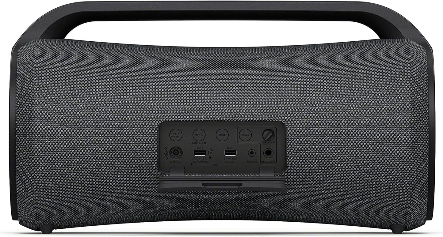 Sony SRS-XG500 X-Series Wireless Portable Bluetooth Boombox Party-Speaker with Big Powerful Sound, IP66 Water-resistant and Dustproof