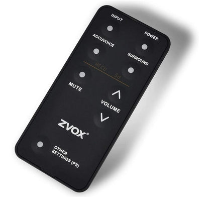 ZVOX AccuVoice AV355 Low-Profile Soundbar Black 4003551