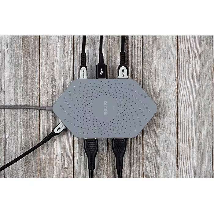 Philips Elite Plus USB-C Docking Station with Qi Charging DLK9121C/27