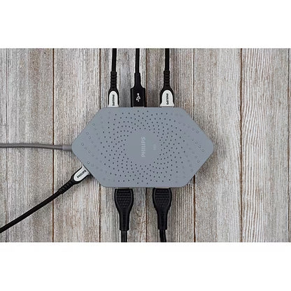 Philips Elite Plus USB-C Docking Station with Qi Charging DLK9121C/27