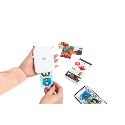 Canon Ivy 2 Mini Photo Printer (Pure White) - Bluetooth, Print from iOS & Android Devices 5452C033