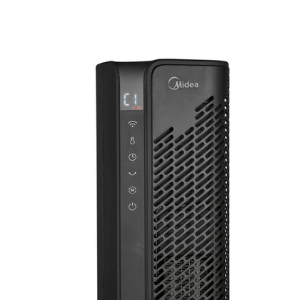 Midea 1500W 30" Smart Tower Heater with Wi-Fi App and Voice Remote Control MSHC30TW6BB