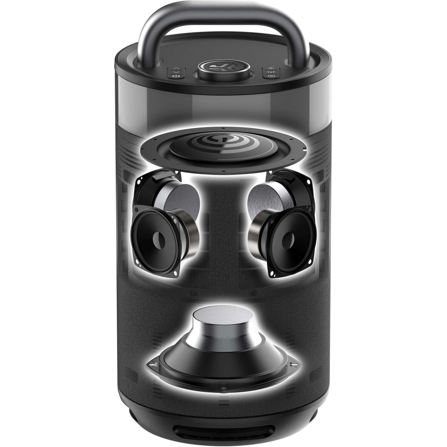 JLab Epic Party Portable Bluetooth Speaker 100W 360° of Sound SBEPICRBLK21