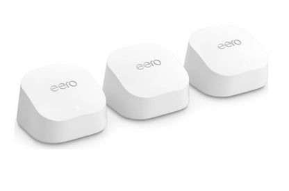 eero 6+ Dual-band Mesh Wi-Fi 6 System (3-pack) White R010311