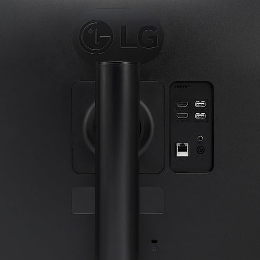 LG 34" WQHD 100Hz 5ms Smart Monitor with HDR10 (HDMI, USB-A) Black 34SR65QC