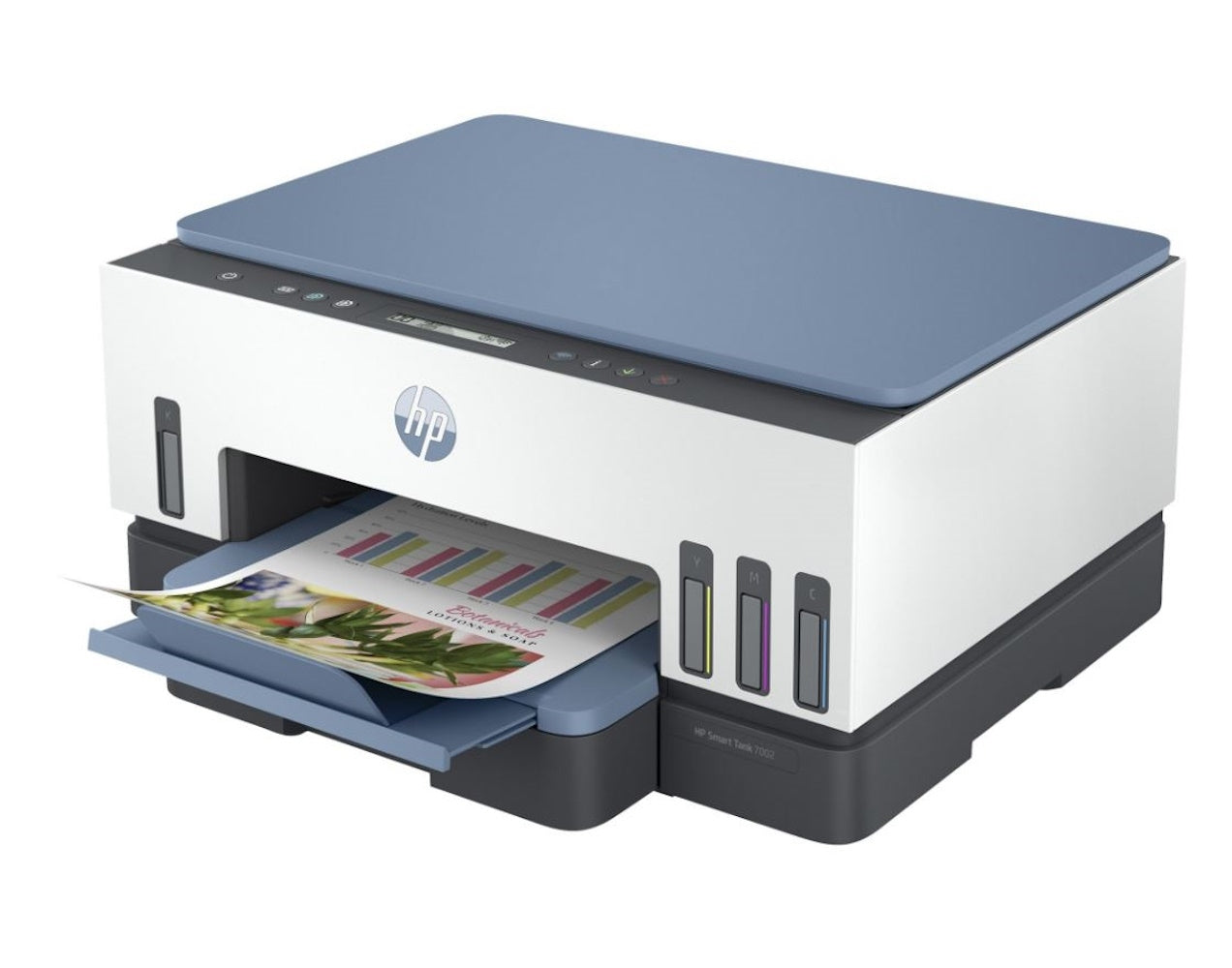 HP Smart Tank 7002 Wireless All-in-One Tank Printer 250 sheets - USB 2.0, Wi-Fi(ac), Bluetooth 28B50A-B1H