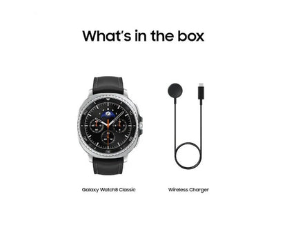 Samsung Galaxy Watch8 Classic Stainless Steel Smartwatch 46mm BT SM-L500NZKDXAA