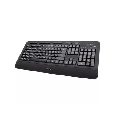 AZIO - Vision Wired Keyboard with Back Lighting - Black KB506
