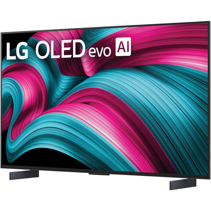 LG - 42" Class C5 Series OLED evo AI 4K UHD Smart webOS TV (2025) OLED42C5PUA