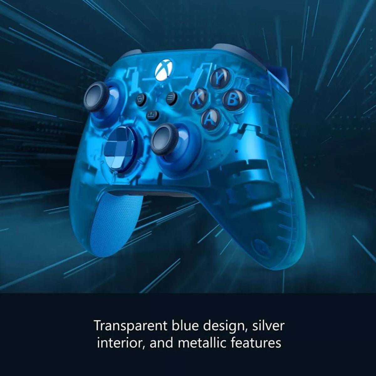 Microsoft - XBOX Wireless Controller for XBOX Series X, XBOX Series S, XBOX One, PCs Sky Cipher