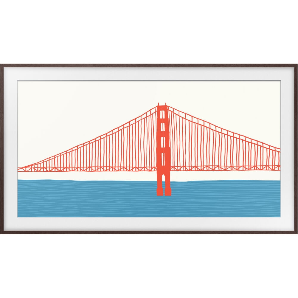 Samsung Customizable Bezel for the 2021 43" The Frame TV Modern Brown VG-SCFA43BW
