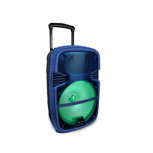 Technical Pro Blue 10" Rechargeable Bluetooth LED Loudspeaker with USB / SD Card Inputs & Microphone PARTY10B2