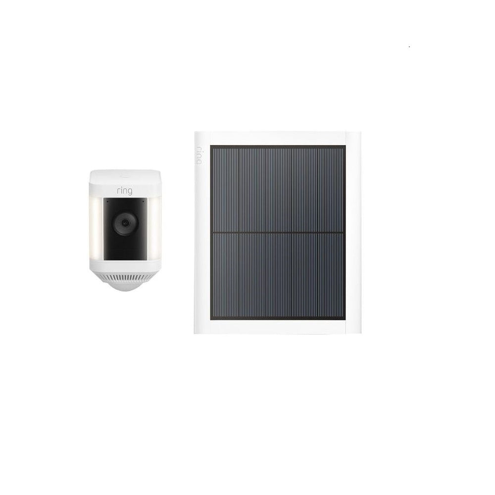 Ring 1080p HD Battery Spotlight Camera Plus, Battery & Solar Panel B09JZ5BG26BJS