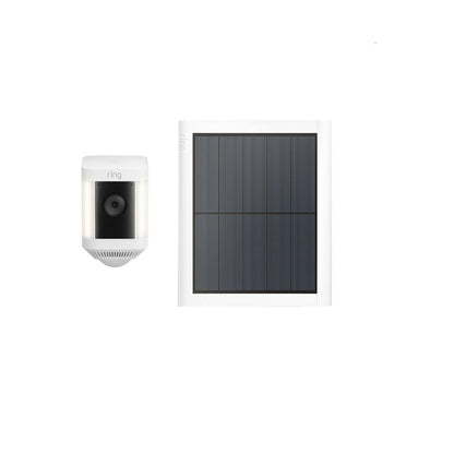 Ring 1080p HD Battery Spotlight Camera Plus, Battery & Solar Panel B09JZ5BG26BJS