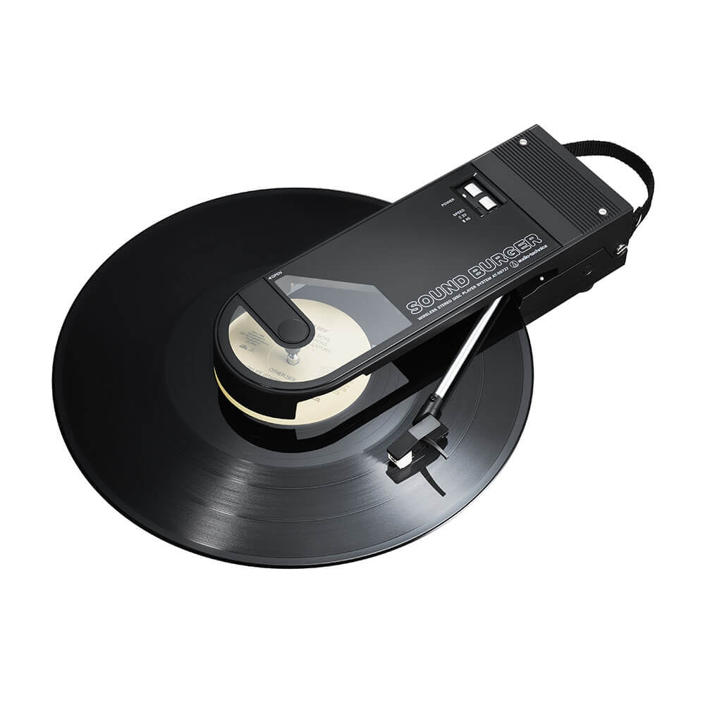 Audio-Technica - AT-SB727-BK Sound Burger Portable Turntable - Black