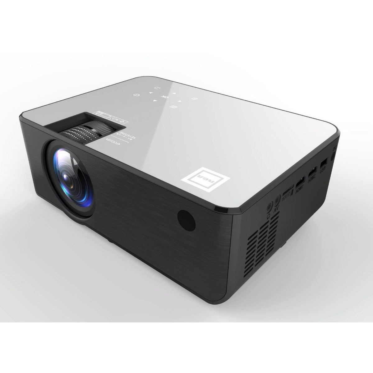 RCA Smart Projector 720p w/ Roku Stick & 100" Stand Screen RPJ133
