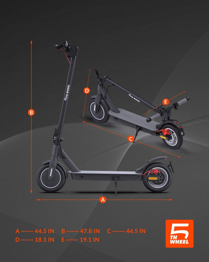 5TH WHEEL V30PRO Electric Scooter - 350W Motor, 18 mph, 20 Mile Range, 265 lbs. Capacity