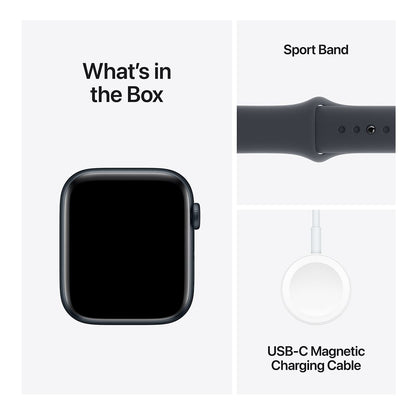 Apple Watch SE 2nd Gen GPS 44mm Aluminum Case Midnight Sport Band M/L MXEK3LL/A
