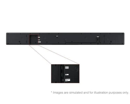 Samsung Q-Series 5.1.2 Ch Soundbar with Subwoofer and Rear Speakers Titan Black HW-QS750F