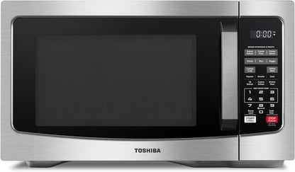 Toshiba 1.2-cu ft 1000-Watt Countertop Microwave Oven with Humidity Sensor and Eco Mode EM131A5C-SS