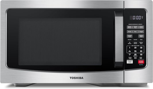 Toshiba 1.2-cu ft 1000-Watt Countertop Microwave Oven with Humidity Sensor and Eco Mode EM131A5C-SS