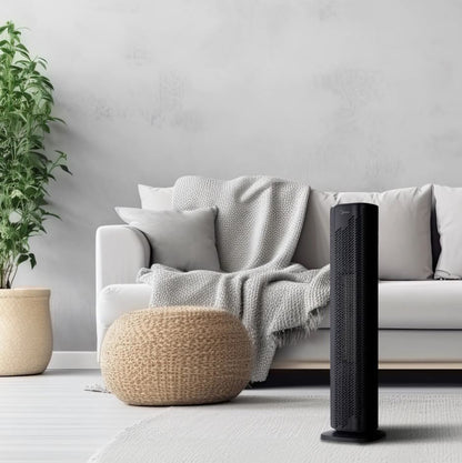 Midea 1500W 30" Smart Tower Heater with Wi-Fi App and Voice Remote Control MSHC30TW6BB