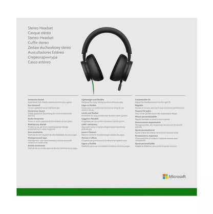 Xbox Wired Gaming Stereo Headset for Xbox Series X|S/Xbox One: Foam Cushions, 3.5mm Jack 8LI-00001