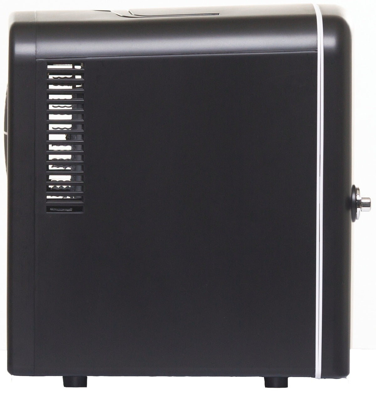Frigidaire 6-Can/4-Liter Capacity Retro Mini Fridge Black EFMIS129-BLACK, Includes 110V home power cord & 12V DC car adapter