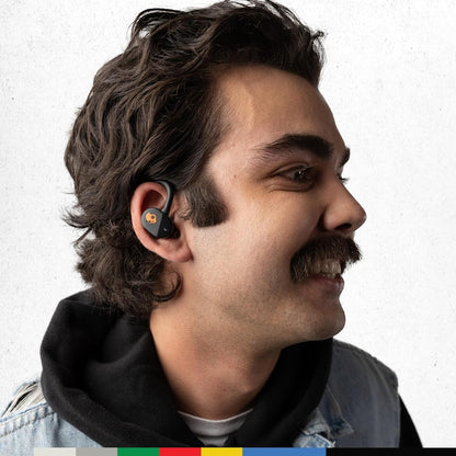 Skullcandy Push Play True Wireless Earbuds, Water Resistant, 34 Hour Battery, 3 Preset EQ Modes, Black S2PPW-S749